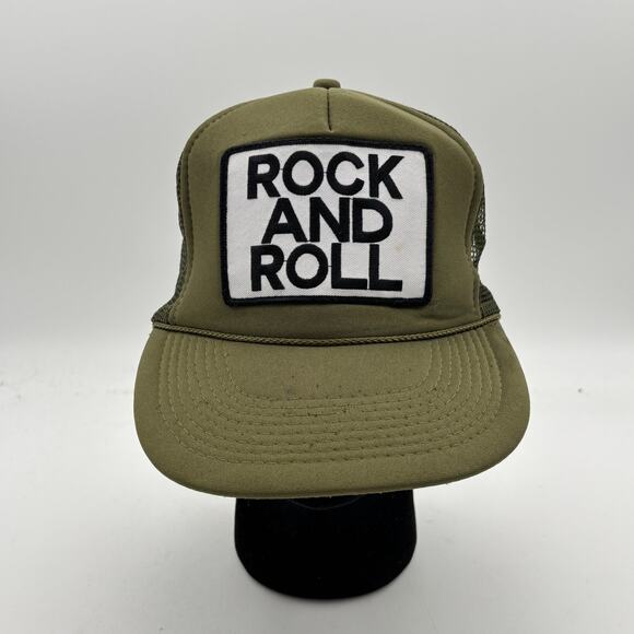 Aviator Nation Rock And Roll Vintage Retro Trucker Hat Snapback READ - Picture 1 of 10